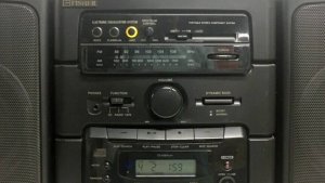 Стандартный  FISHER PH-D650 Studio BOOMBOX на 6 дисков CD AM-FM-Малайзия-90-Х