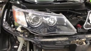 Outlander xl. Установка Bi-led модулей