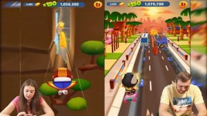 Спортивный забег в игре Том бег за золотом! Скетерша Анджела против Железного Бена от Каталекс!