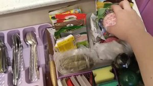 Организация хранения в ящиках на кухне