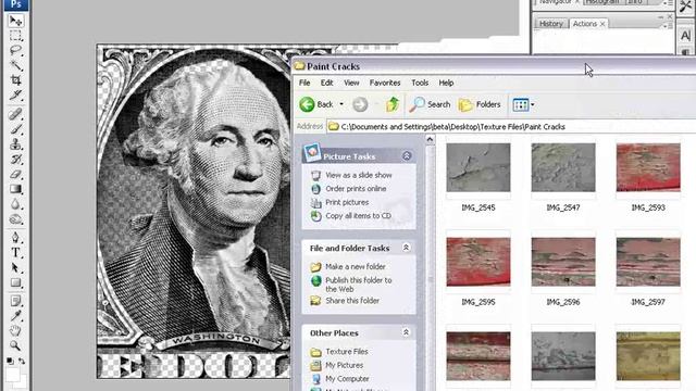 PhotoShop T-Shirt Tutorial - Create an Off the Wall All Over Shirt Design with a Dollar Bill смотреть онлайн