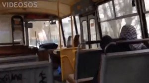 Как бабка водителя довела!