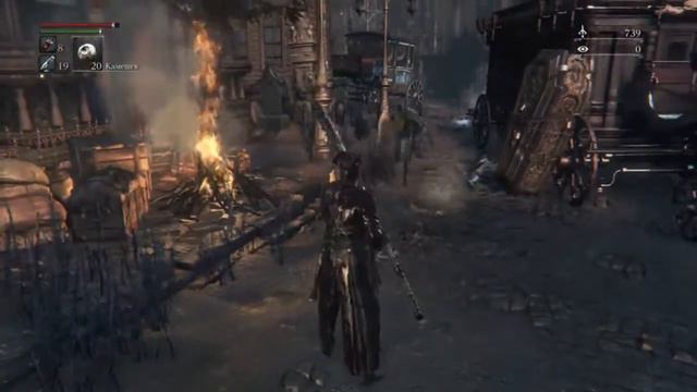 PS4 Stream Bloodborne#27 Как починить сломанное оружие,и как прокачать оружие.