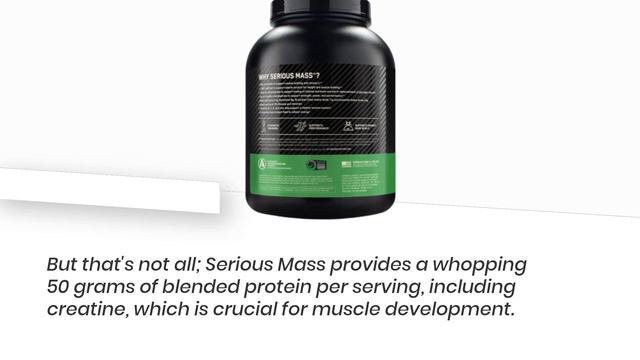 🏋️♂️ Best Weight Gainer High Calorie | Optimum Nutrition Serious Mass Review 🏋️♂️ смотреть онлайн