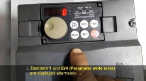 Mitsubishi FR F700 Inverter_ to initialize all parameters | How to initialize all parameters?