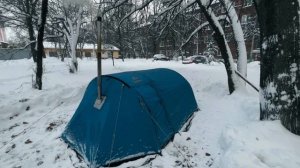 Переделка палатки под печку. Печка в летнюю палатку