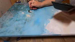 Создание подложки под заливку эпоксидной смолой