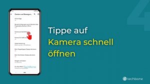 Kamera durch Ein-/Aus-Taste öffnen [Android 11]