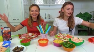 КТО ИСПОРТИТ свою пиццу Новый ПИЦЦА Челлендж Инна vs Катя / не поделили Пиццу с моей новой ПОДРУГОЙ