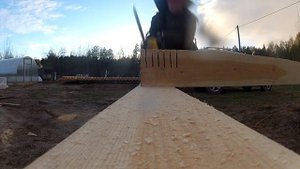 Стройка дачного дома 6х6 наконец-то началась: обработка бревна, джут, обвязка.