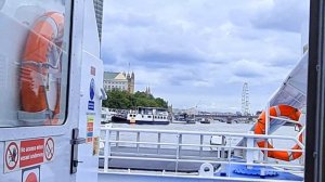 Путешествие по реке Темза на речном трамвайчике/Онлайн экскурсия по Лондону