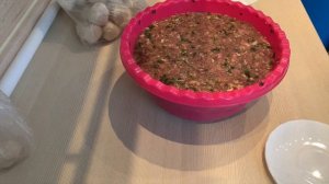 Хинкали с говядиной и свининой