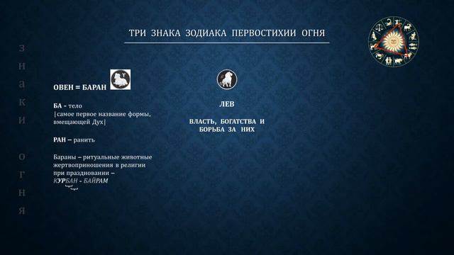 ЗОДИАК – ЭТИМОЛОГИЯ. КОДИРОВАНИЕ НЕБЕСНОГО ПЛАНЕТАРИЯ. Скрытые значения знаков ОВЕН, ЛЕВ, СТРЕЛЕЦ смотреть онлайн