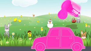 Учим Цвета-мультики про машинки.Мультик-Раскраска.Развивающие мультфильмы для детей.