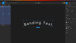 How to Curve Text in Figma