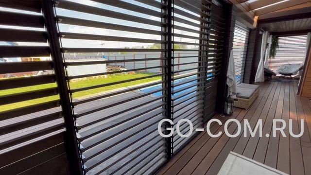 Раздвижные Деревянные ЖАЛЮЗИ - лучшее решение для открытой беседки смотреть онлайн