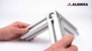Кубический соединитель 3-х контактный для конструкционного алюминиевого профиля