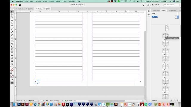 How to Quickly Add Automatic Page Numbers to a Document - Adobe InDesign Numbering - Facing Pages смотреть онлайн