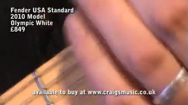 Fender USA Standard 2010 Model.aviympic White £849.mp4 смотреть онлайн