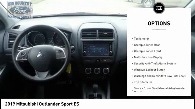 2019 Mitsubishi Outlander Sport A2555 смотреть онлайн