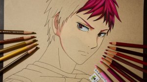 Как нарисовать мангу Баскетбол Акаша Сейджуро-Куроко