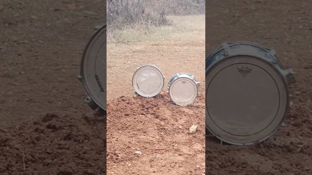 Drums at the Range #guns #america #range #drums #mossberg #smithandwesson