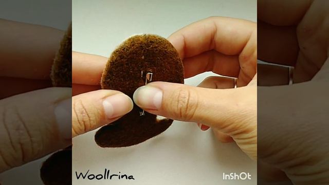 Брошь из шерсти "Щенок". WoolIrina. 🐶 смотреть онлайн