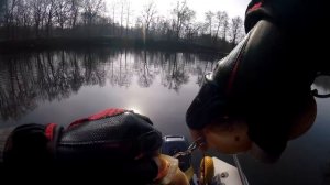 Ловля огромных окуней на джиг в марте