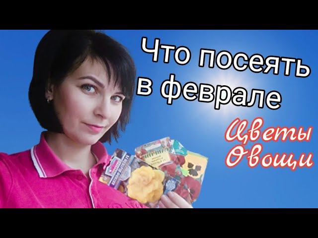Что посеять в ФЕВРАЛЕ на рассаду.Медлить НЕЛЬЗЯ