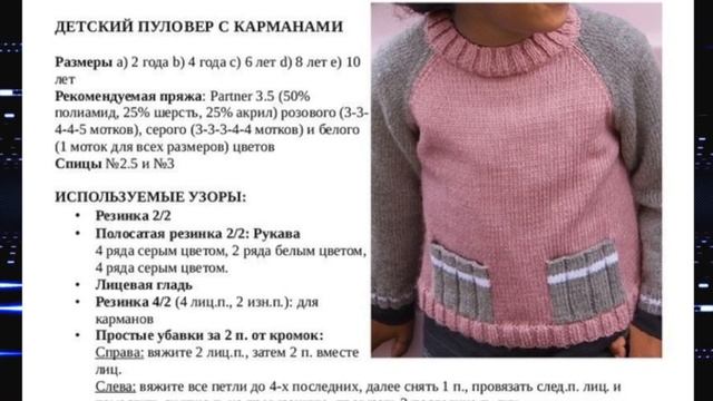 пуловеры вязаные спицами с описанием