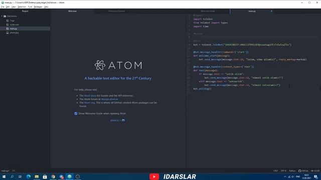 Python Telegram Bot | PyTelegramBotAPI #3
