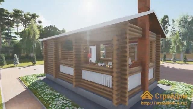 B-4: Деревянная беседка 4х7 смотреть онлайн