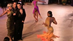 00252 Latvia Open 2012 WDSF Latin 1/8 Samba - Nikolay Chernov & Evgenia Florinskaya