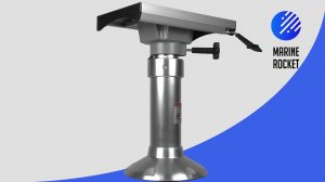 Стойка газлифт с адаптером для катера и яхты