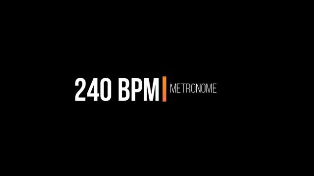 Metronome - 240 BPM смотреть онлайн
