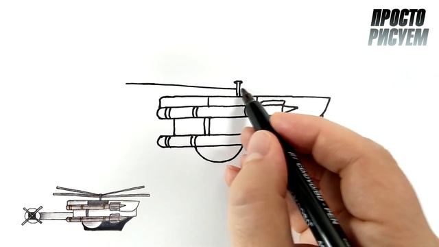 Рисуем Камера Вертолет из SKIBIDI TOOLET смотреть онлайн