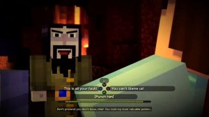 Minecraft: Story Mode- Jesse punches Ivor xD (Why do people watch this? This is so cringeworthy)