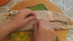 БААРШ.  ЧЕЧЕНСКОЕ   НАЦ - НОЕ БЛЮДО.    С ГАЛУШКАМИ.