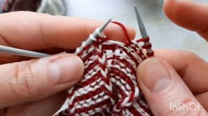 Прибавки изнаночными петлями Вязальные полезности Вязание спицами, knitting, purl loop