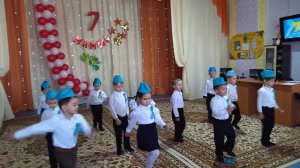 смотр строя и  песни в старшей группе "Балапан"воспитатель Тайкенова Дария Толешовна