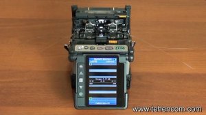 Fujikura 80S - демонстрация режима "Полный автомат" и режима "Пауза перед сваркой"