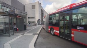 Sweden, Stockholm, Arlanda Airport Bus Stop