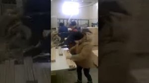 Торцовка ламелей.