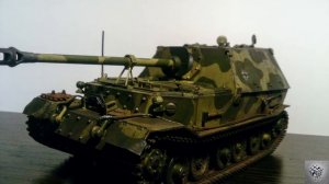 ПТСАУ "Фердинанд", | сборная модель 1/35 "Звезда" | Покраска кистью