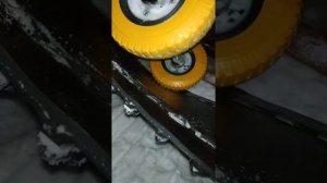 Полеуретановые колеса от компании Экстрим Моторс .Два дня эксплуатации.(3)