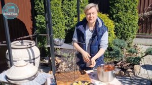 Курочка с овощами в тандыре!