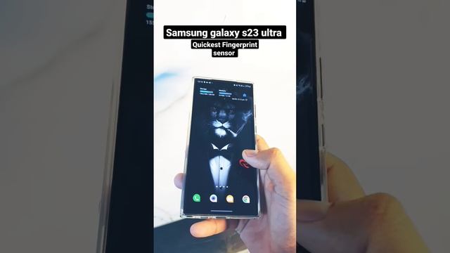 Samsung Galaxy S23 Ultra | Quickest Fingerprint Sensor #s23ultra #samsung #samsunggalaxy