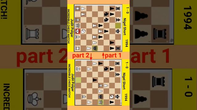 Judit Polgar vs Nigel Short |1994| INCREDIBLE CHESS MATCH |1-0| French Defense | bishop&knight|shor