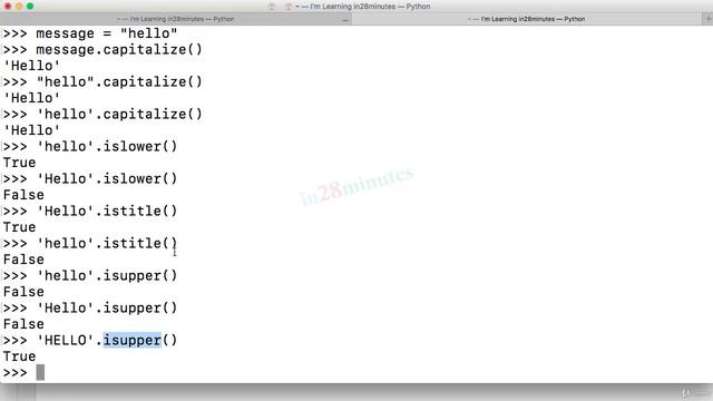 (Learn Programming With Python) 53-Step 01-Text in Python-Methods in str class