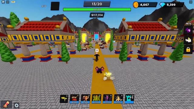 Solo The God of War!! (Roblox World Defenders) смотреть онлайн